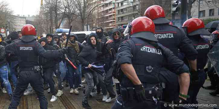 Seis personas detenidas tras los incidentes previos del Athletic-Roma
