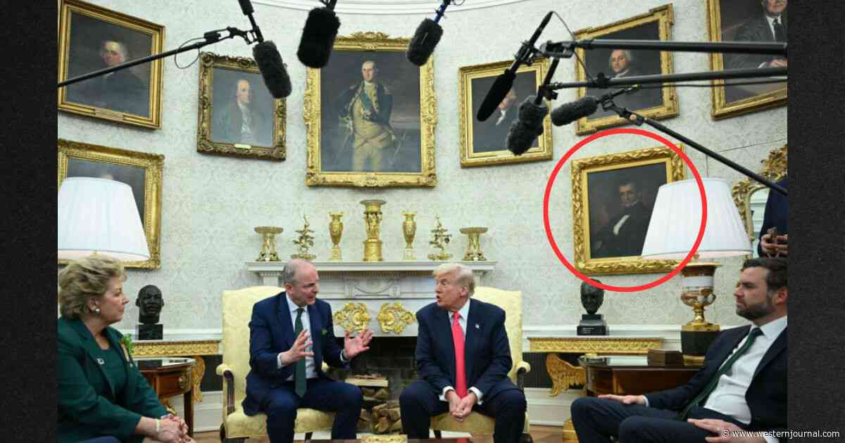 Portrait Recently Added to Trump's Oval Office Could Have a Much Deeper Meaning Than It Appears