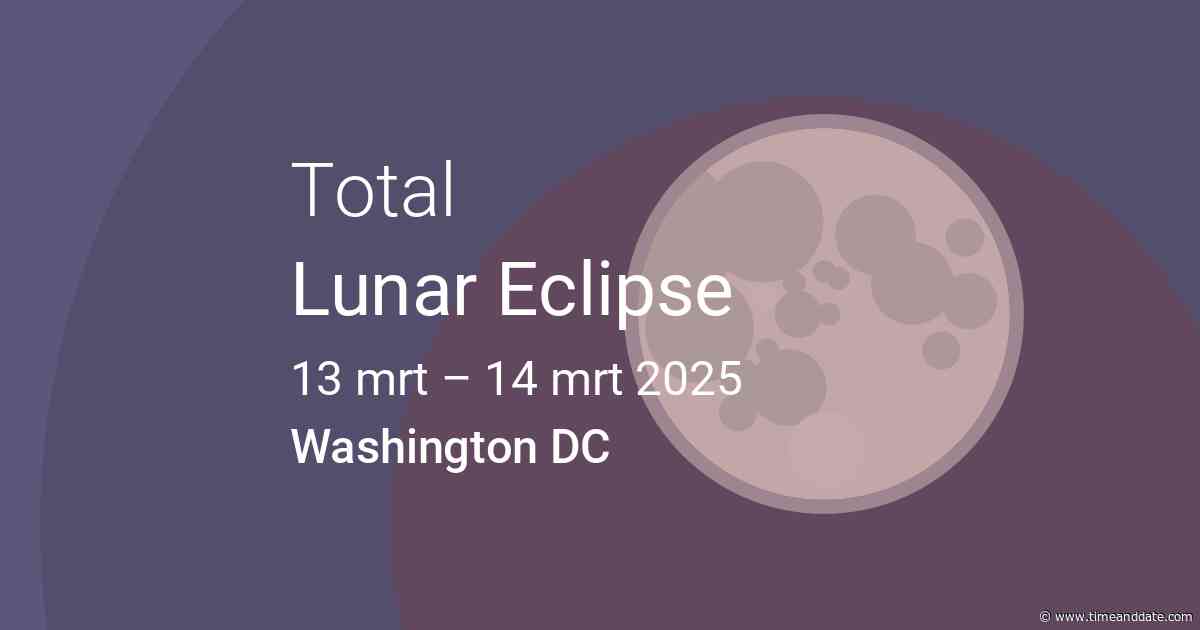 Total Lunar Eclipse Occurring Tonight Across North America