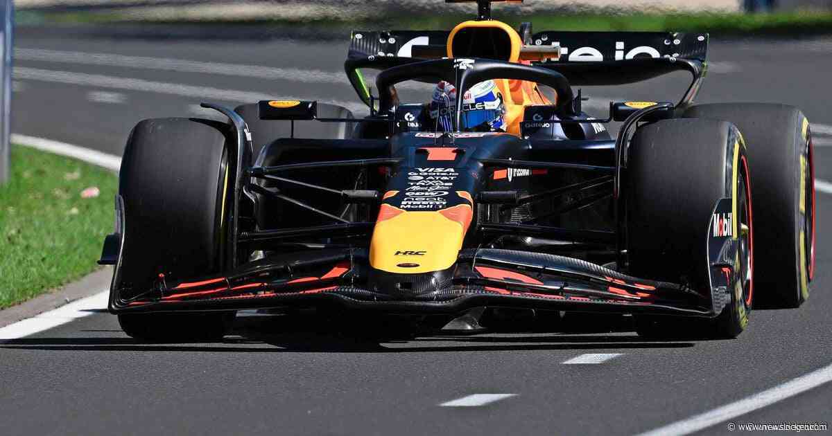 Verstappen kan in eerste trainingen in Melbourne niet mee met snelsten