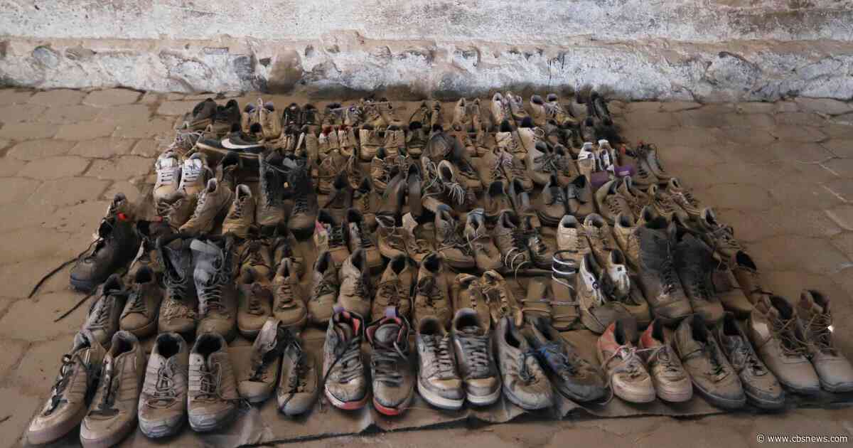 Apparent mass killing site, dozens of shoes found in Mexico