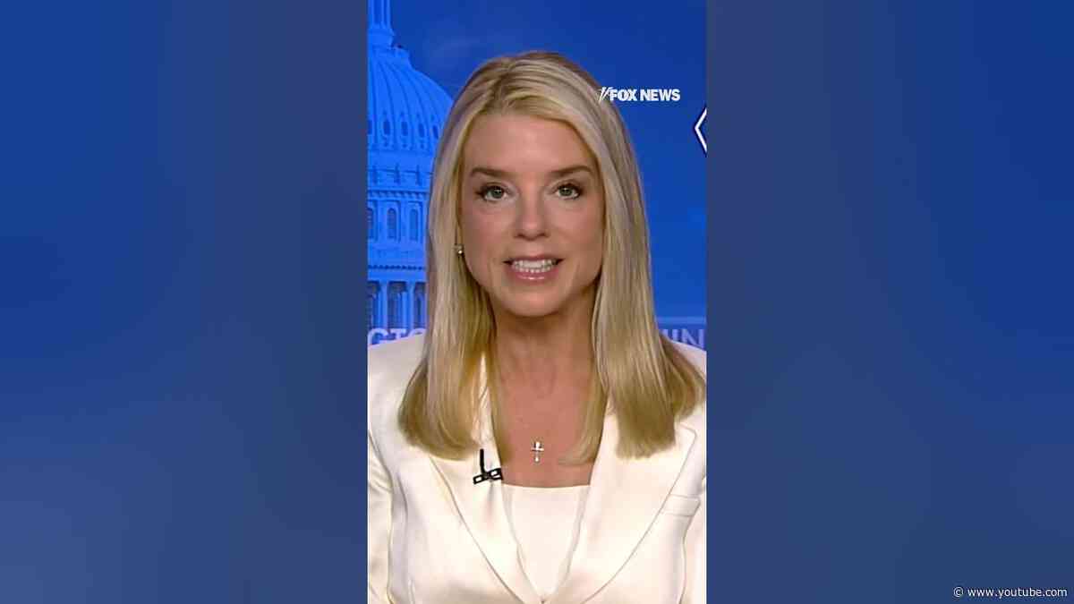 AG Pam Bondi speaks on 'deweaponizing' the Justice Dept