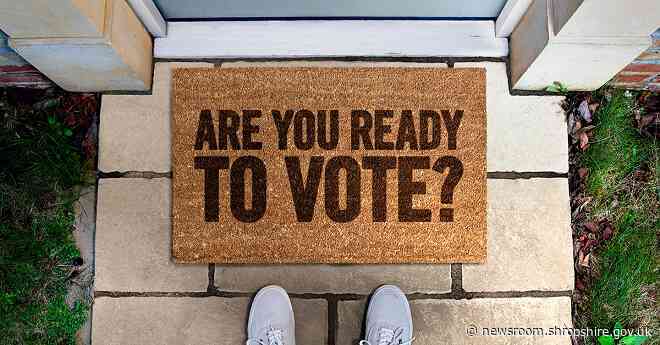 Register to vote reminder letters sent to Shropshire residents