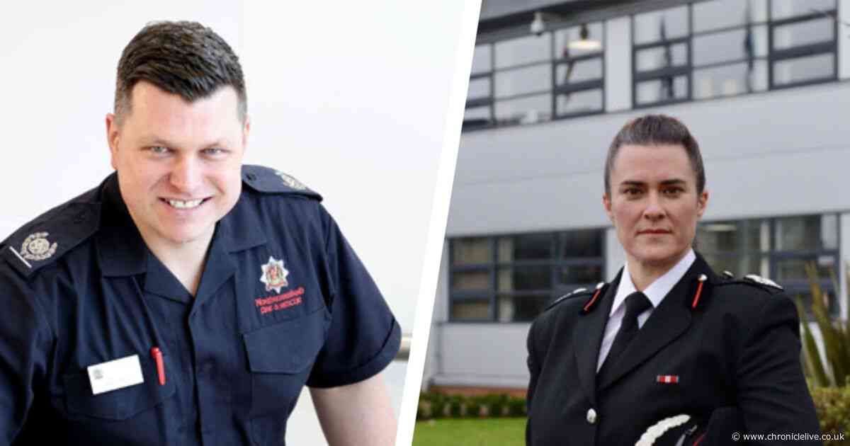 Northumberland Fire and Rescue Service appoint interim bosses after chief and deputy suspended