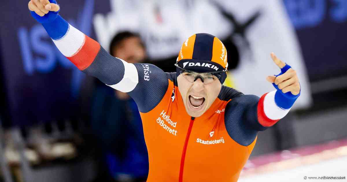 De Boo doet het! Nederlander klopt superman Stolz op 500 meter en pakt goud: ‘Dit is echt bizar’