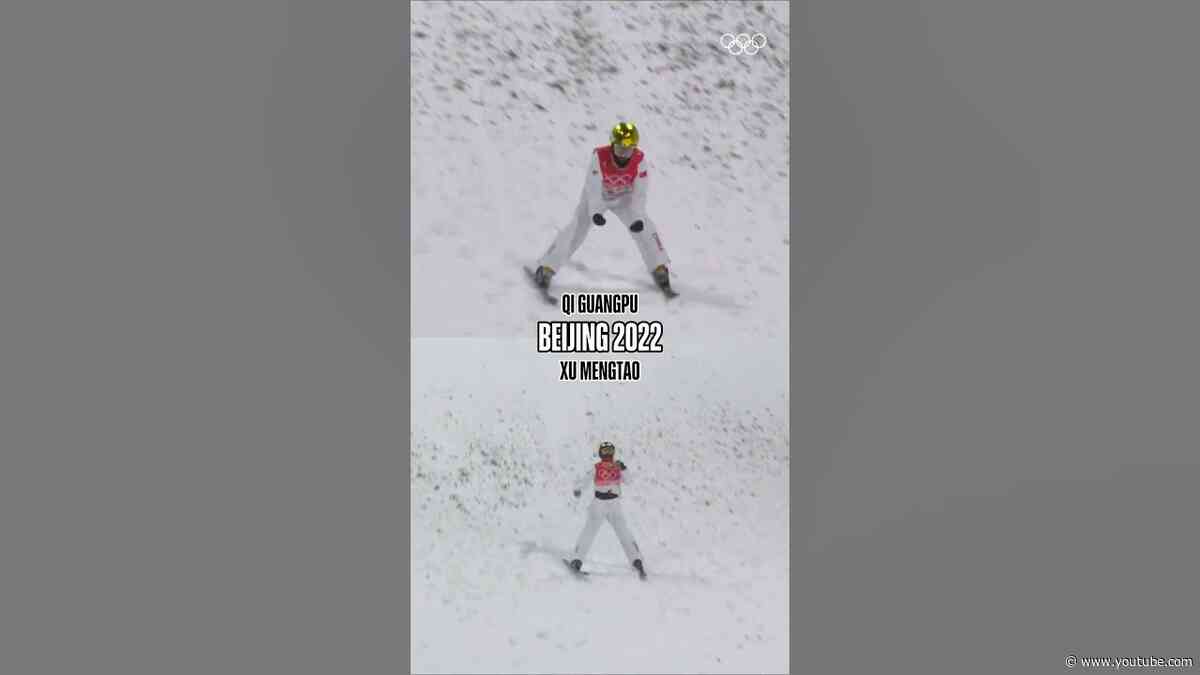 🥇Qi Guangpu & Xu Mengtao nailed their freestyle skiing aerials performances at #Beijing2022 🇨🇳