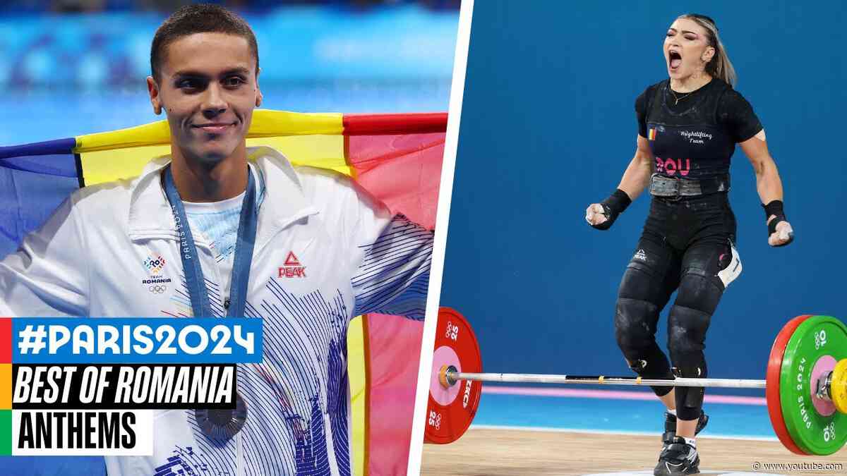 🇷🇴 The best of Romania at Paris 2024 | Anthems