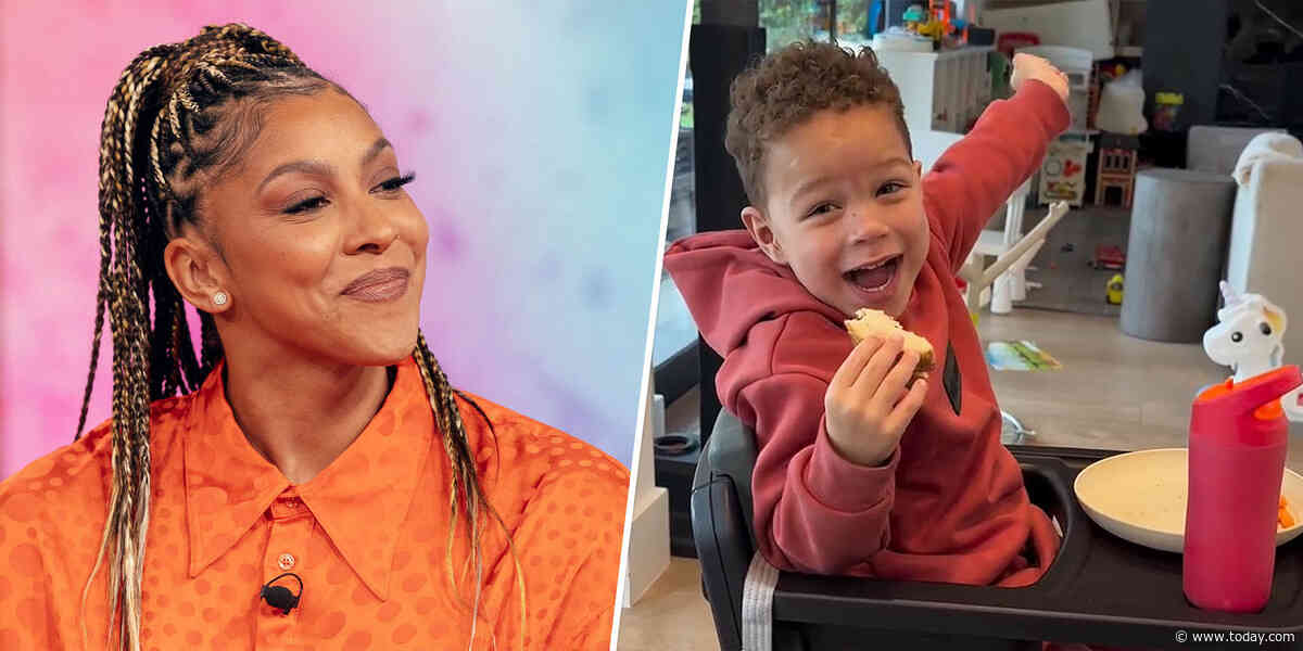 Candace Parker heard a scream from son’s room. What the baby monitor showed will have you laughing