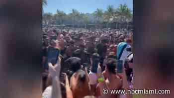 Video shows boxing match during spring break on Fort Lauderdale Beach