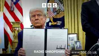 How is Shropshire affected by the trade war?