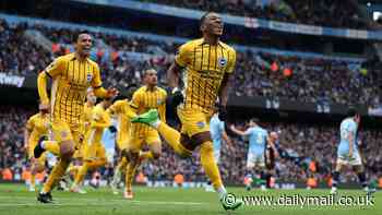 Manchester City vs Brighton - Premier League: Live score, team news and updates as Omar Marmoush puts Pep Guardiola's men back in front, Nottingham Forest score THREE quick-fire goals plus all 3pm KO updates