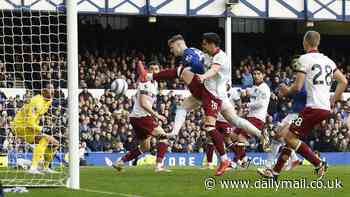 Everton 1-1 West Ham: Jake O'Brien nets 91st-minute equaliser for the hosts to cancel out Thomas Soucek's opener