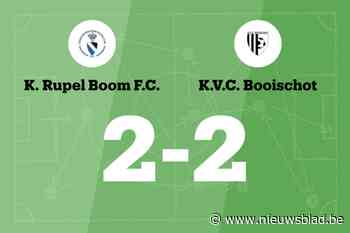 Ook Rupel Boom B houdt Booischot van zege af