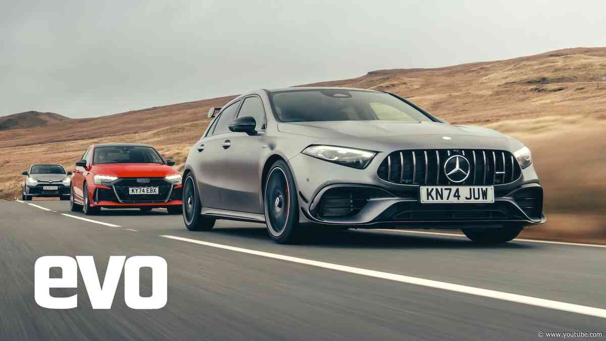 Audi RS3 v Toyota GR Yaris v AMG A45 S – four-wheel drive hatch showdown