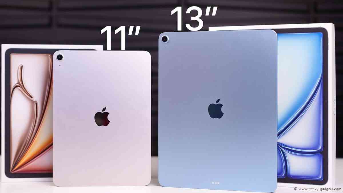 2025 iPad Air 11″ vs 13″: Which Size Should YOU Get?