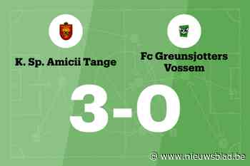Amicii Tange te sterk voor Vossem B