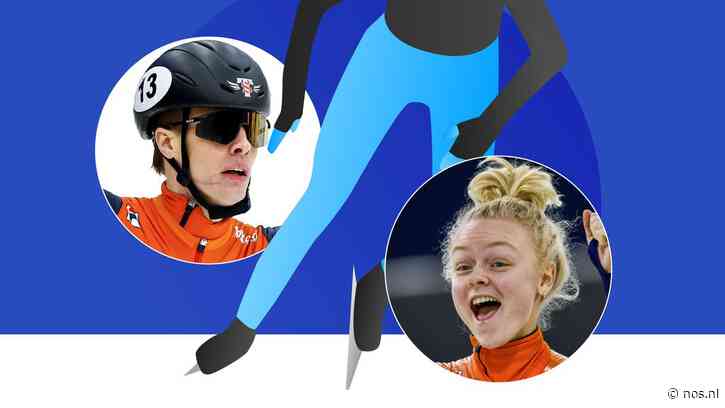 Na foutloze eerste dag willen Van 't Wout en Velzeboer goud op WK shorttrack