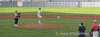 Video/Photos: Kosciusko baseball player throws first pitch at SEC game