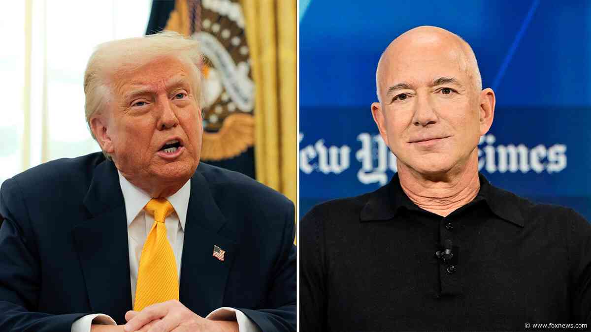 Trump applauds Jeff Bezos' changes at Washington Post in rare media praise