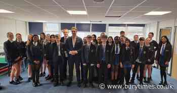 MP left 'impressed' after seeing work of school students