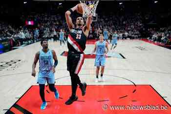 Toumani Camara helpt Portland met alweer 15 punten aan nieuwe zege in NBA