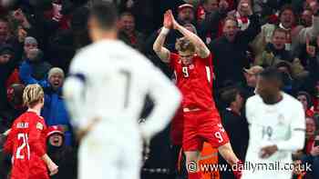 Rasmus Hojlund explains why he performed Cristiano Ronaldo's iconic celebration after scoring Denmark's late winner against Portugal as the veteran watched on