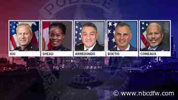 Dallas names five finalists in search for next police chief