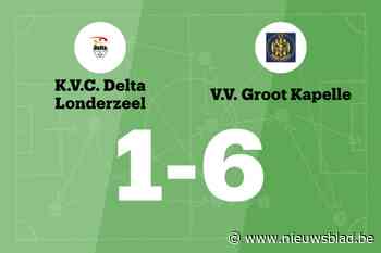 Blaise scoort vier keer voor VV Groot Kapelle dat wint van Delta Londerzeel