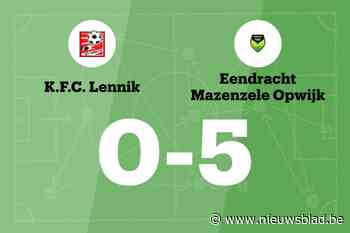 Mazenzele Opwijk C overklast KFC Lennik
