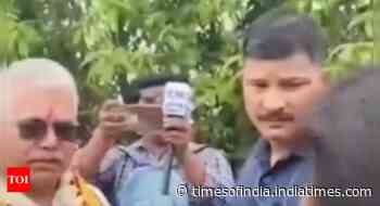 Watch: Ex-Bengal BJP chief Dilip Ghosh threatens to 'choke' woman who confronted him