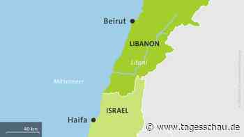 Nahost-Liveblog: ++ Offenbar Toter und Verletzte im Libanon ++
