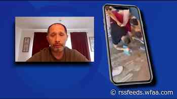 'All hell broke loose' | Cheer Dad describes his role in Dallas convention center brawl