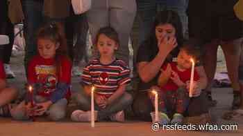 Community unites in vigil for 5-year-old boy hit and killed by school bus
