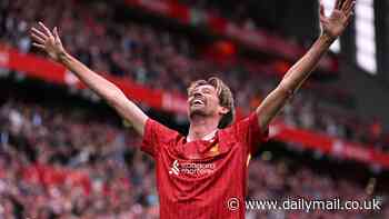 Liverpool Legends 2-0 Chelsea Legends LIVE: Peter Crouch scores twice before delighting fans by performing the robot
