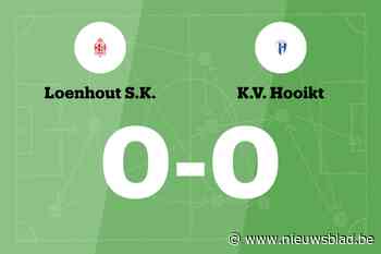 Duel tussen Loenhout en Hooikt blijft doelpuntloos