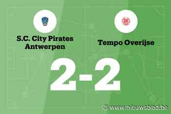 Tempo Overijse sleept gelijkspel uit de brand in de uitwedstrijd tegen City Pirates