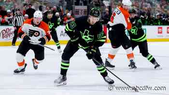 Thomas Harley's 2nd goal seconds into OT gives Stars a 3-2 win over the Flyers