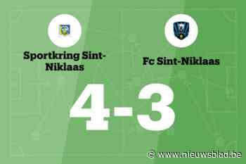 SKN Sint-Niklaas beëindigt reeks nederlagen in de wedstrijd tegen FC Sint-Niklaas