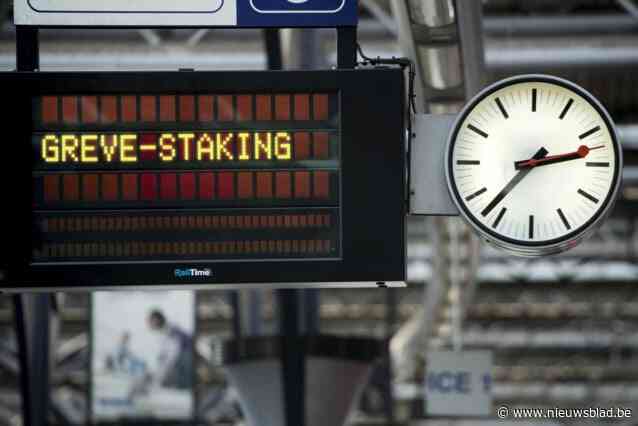 Zondagavond start nieuwe staking op het spoor