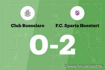 Sparta Heestert maakt het verschil in de tweede helft tegen Club Roeselare