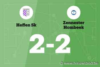 Heffen en Hombeek eindigen op 2-2-gelijkspel