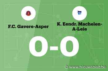 FC Gavere-Asper en Eendracht Machelen-aan-de-Leie komen niet tot scoren