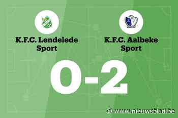 Overduidelijke zege voor FC Aalbeke Sport tegen FC Lendelede Sport