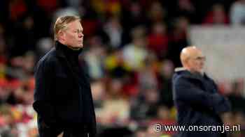 Bondscoach Ronald Koeman: 'Tikkeltje ongelukkiger dan Spanje'