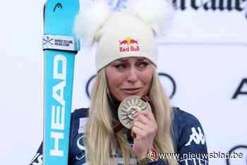 VIDEO. Wintersporticoon Lindsey Vonn (40) in tranen na eerste podiumfinish - voor eigen publiek - sinds comeback