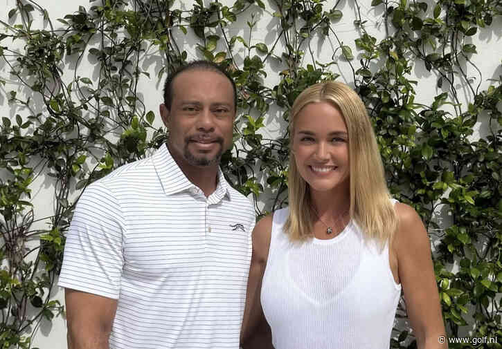 Tiger Woods maakt een eind aan alle speculaties en poseert met zijn nieuwe liefde: 'Love is in the air'