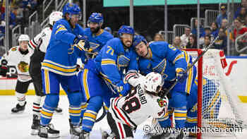 Recap: Blackhawks lose seventh in row, fall 4–1 to the Blues