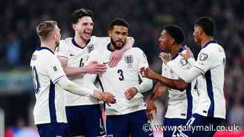 Fans try and guess why Reece James didn't celebrate after scoring his first goal for England with stunning free-kick against Latvia at Wembley