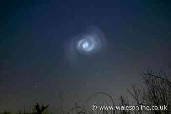 Strange glowing orb seen in skies over Wales