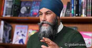 Jagmeet Singh blasts corporate landlords during campaign event